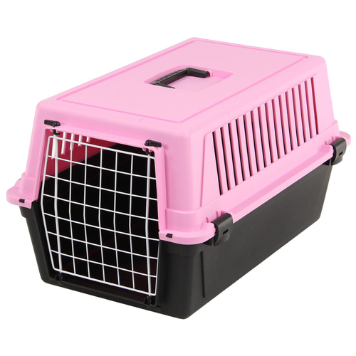 SP Transportboxe Atlas 10 EL pink/sw 48x33x29cm, ohne Kissen - MyStetho Veterinary