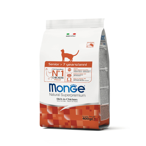 Monge chat senior poulet 400g - MyStetho Veterinary