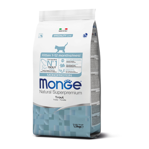 Monge Chat monoprotéine chaton truite - MyStetho Veterinary