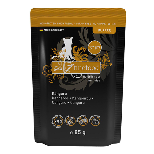 Catz Finefood Purrrr No. 107 avec kangourou, 85g - MyStetho Veterinary