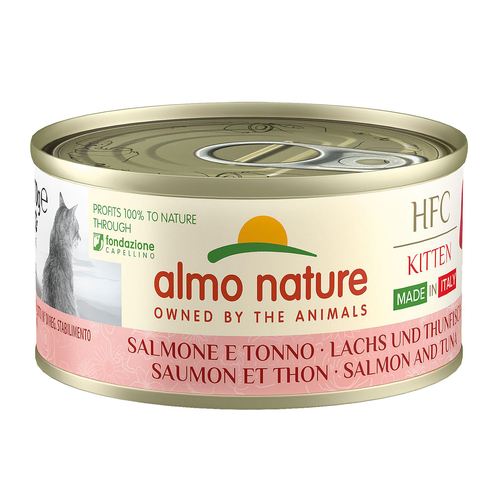 Almo HFC Complete Kitten avec saumon et thon, 70g - MyStetho Veterinary