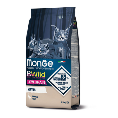 Monge Chat Bwild LG chaton oie sauvage 1,5kg - MyStetho Veterinary