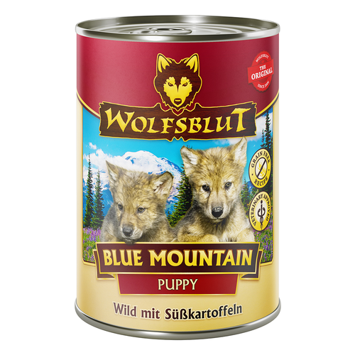 Wolfblut Puppy Blue Mountain - gibier avec patate douce 395g - MyStetho Veterinary