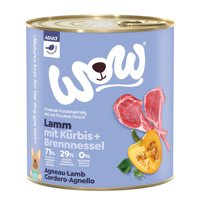 WOW Adult agneau avec citrouille, 800g - MyStetho Veterinary