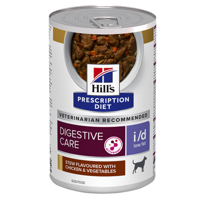 Hill's Prescription Diet i/d Low Fat with Vegetables and chicken stew can 354 g - MyStetho Veterinary