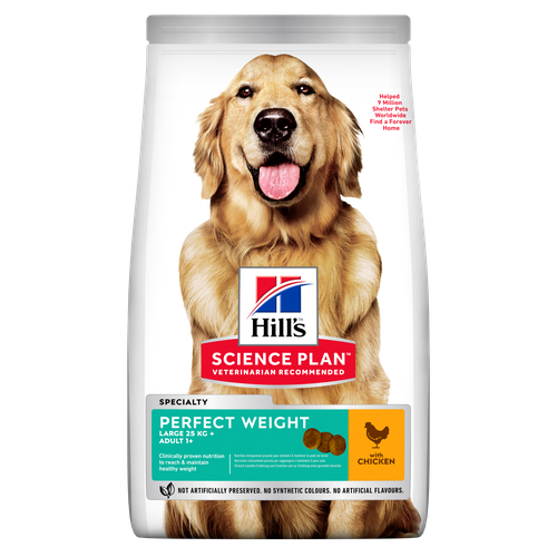 Hill's Science Plan Perfect Weight Large Breed Adult Chicken 12 kg - MyStetho Veterinary