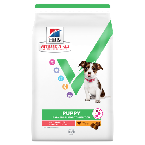Hill's Vet Essentials MULTI-BENEFIT Puppy Medium Huhn 8 kg - MyStetho Veterinary