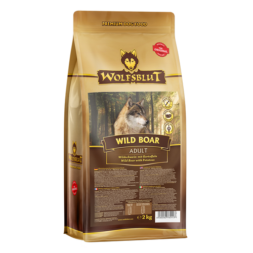 Wolfblut Canine Adult Wild Boar - sanglier avec pomme de terre 2kg - MyStetho Veterinary