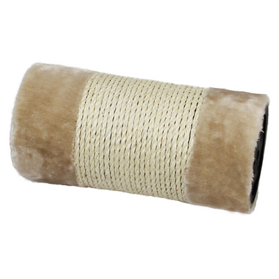 Swisspet Colonne en sisal avec peluche 30cm, D=15cm, beige - MyStetho Veterinary