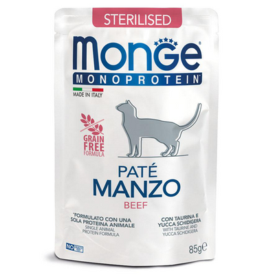 Monge Paté de bœuf stérilisé Monoprotein - MyStetho Veterinary