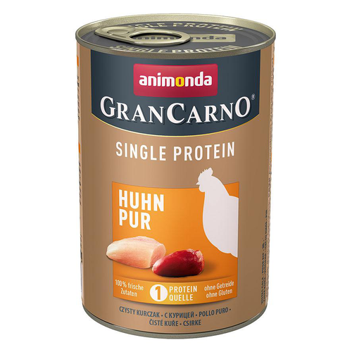 Animonda GranCarno SINGLE PROTEIN Poulet Pur 400g - MyStetho Veterinary