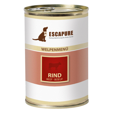 ESCAPURE chiots bœuf en boîte 400g - MyStetho Veterinary