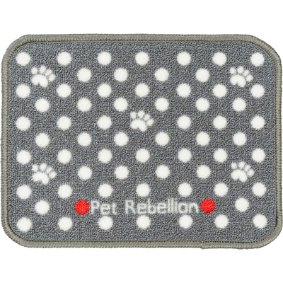 Food Mat Dotty Grey Mini 30 x 40cm - MyStetho Veterinary