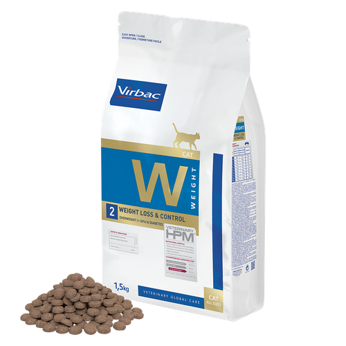 HPM Cat Weight W2 Loss & Control 1,5 kg - MyStetho Veterinary
