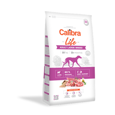 Calibra Superpremium Life Adult Large Breed Agneau & Riz 12kg - MyStetho Veterinary