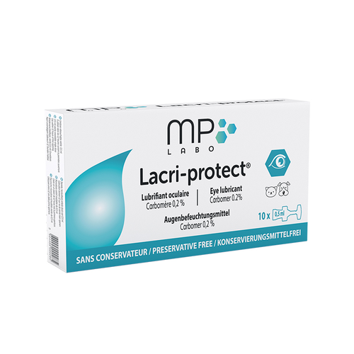 Lacri-protect 10 unidoses à 0.5 ml - MyStetho Veterinary