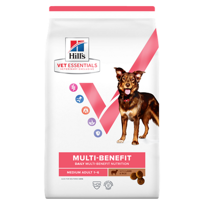 Hill's Vet Essentials MULTI-BENEFIT Adult Medium Lamm und Reis 2 kg - MyStetho Veterinary