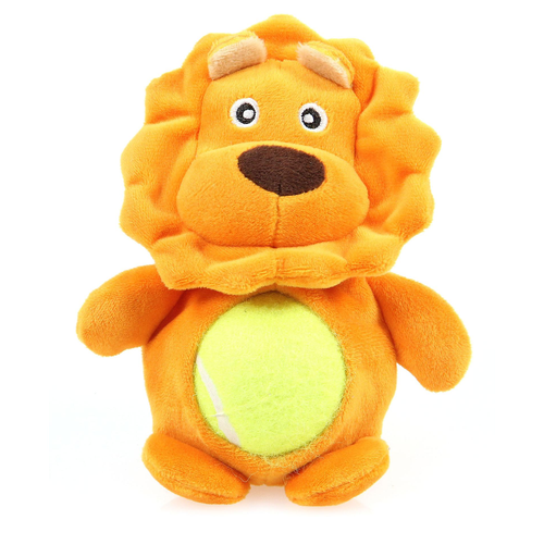 Swisspet Ballu lion en peluche, orange, avec couinement - MyStetho Veterinary