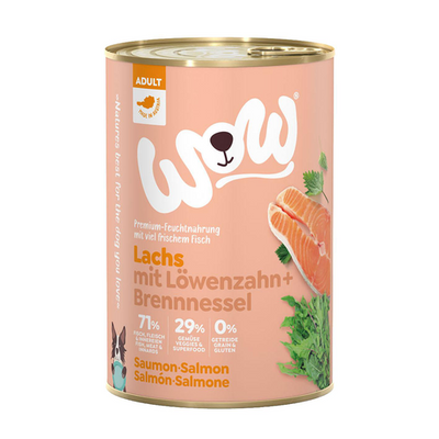 WOW Adult saumon avec viande, 400g - MyStetho Veterinary