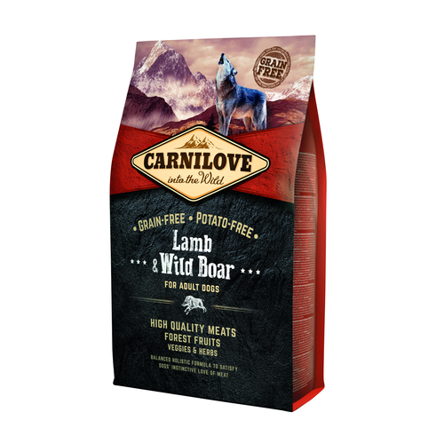 Carnilove Dog Adulte - Agneau & Sanglier 4kg - MyStetho Veterinary