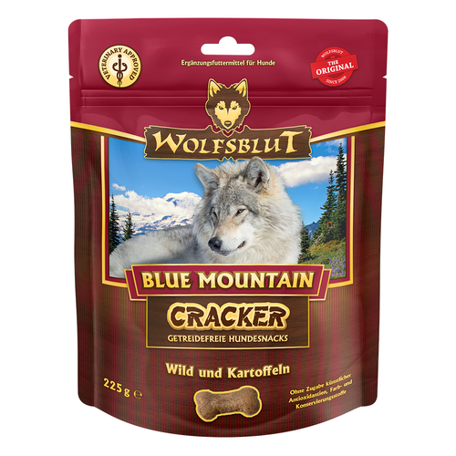 Wolfblut Canine Cracker Blue Mountain - gibier avec pomme de terre 225g - MyStetho Veterinary