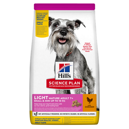 Hill's Science Plan Light Small & Mini Mature Adult Chicken 2.5 kg - MyStetho Veterinary