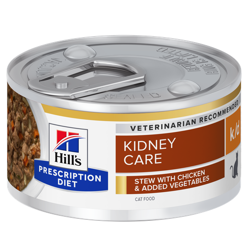 Hill's Prescription Diet k/d Chicken and vegetables stew can 82 g - MyStetho Veterinary