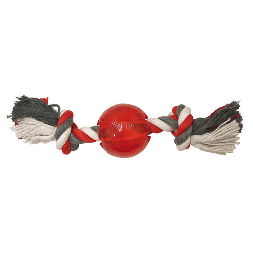 Swisspet Strong Ball avec corde, ø5.5cm, L: 18cm - MyStetho Veterinary