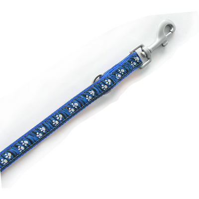 swisspet DoggyLine Führleine blau20/180 Nylon mit Pfoten motiv - MyStetho Veterinary