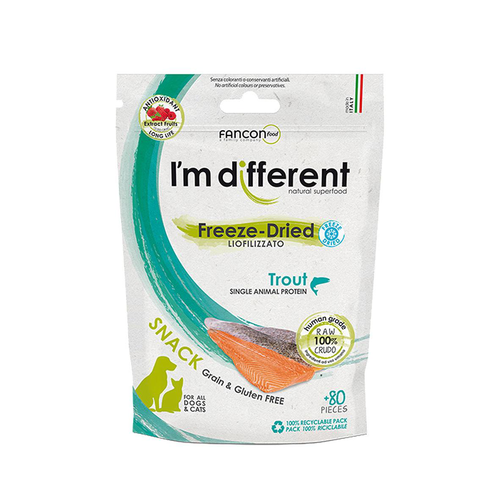 I&#039;m different Snack Treats Trout 40g - MyStetho Veterinary