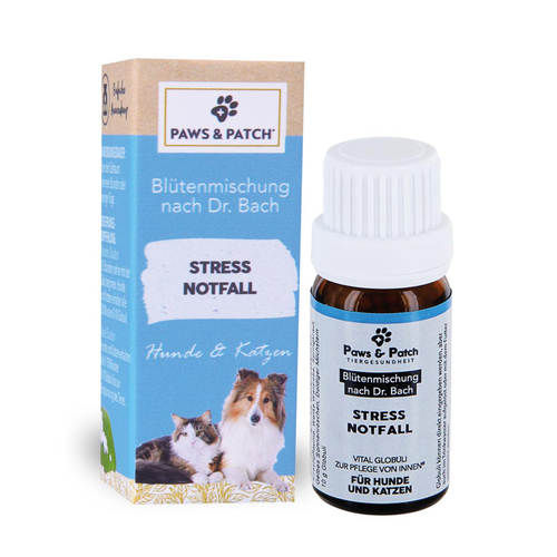 Paws&Patch STRESS URGENCE pour chiens et chats - Mélange de fleurs selon le Dr Bach 10g - MyStetho Veterinary