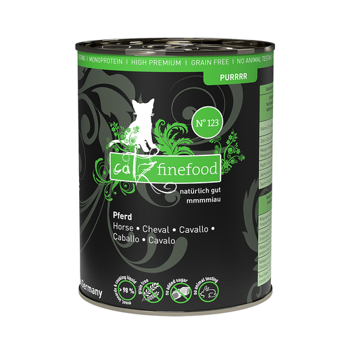 Catz Finefood Purrrr No. 123 avec cheval, 400g - MyStetho Veterinary