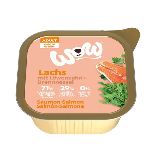 WOW Adult saumon avec viande, 150g - MyStetho Veterinary