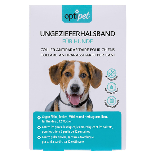 Optipet collier anti-vermine pour chiens, noir - MyStetho Veterinary