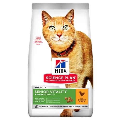 Hill's Science Plan Senior Vitality Mature Adult 7+ Chicken 7 kg - MyStetho Veterinary