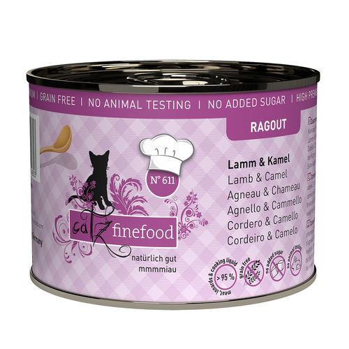 Catz Finefood Ragout No. 611 avec agneau &amp; camel - MyStetho Veterinary