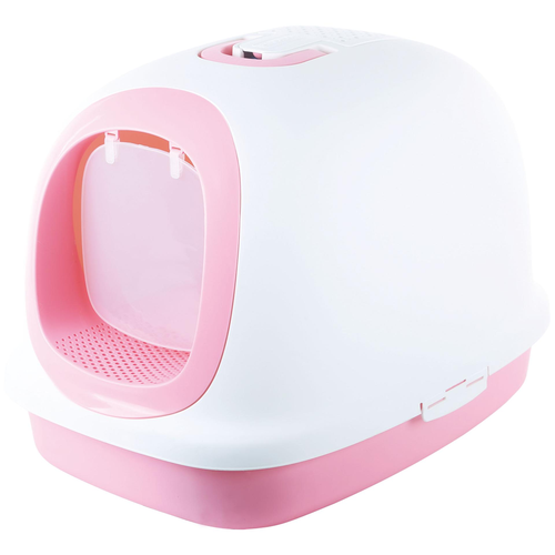 Swisspet Caisse à litière Makon, rose - MyStetho Veterinary