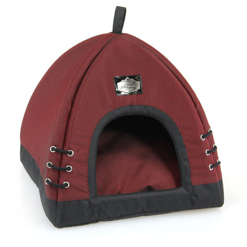 swisspet K & H-Höhle Bagua 40x40x45cm rot/schwarz - MyStetho Veterinary