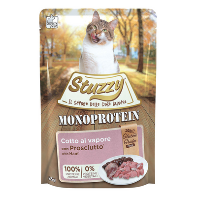 Stuzzy Adult avec jambon, Monoprotéine - MyStetho Veterinary