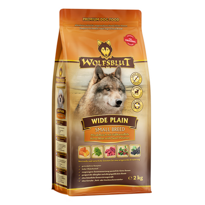 Wolfblut Canine Adult Small Breed Wide Plain - cheval avec patate douce 2kg - MyStetho Veterinary