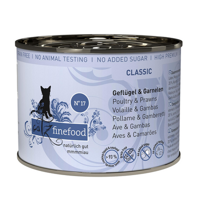 Catz Finefood No. 17 avec volaille &amp; crevetten, 200g - MyStetho Veterinary