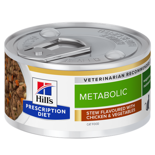 Hill's Prescription Diet Metabolic with Vegetables and chicken stew can 82 g - MyStetho Veterinary