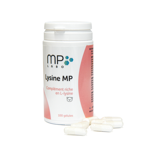 Lysine MP 100 gélules / boîte - MyStetho Veterinary