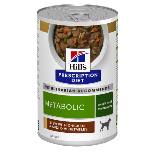 Hill's Prescription Diet Metabolic with Vegetables and chicken stew can 354 g - MyStetho Veterinary