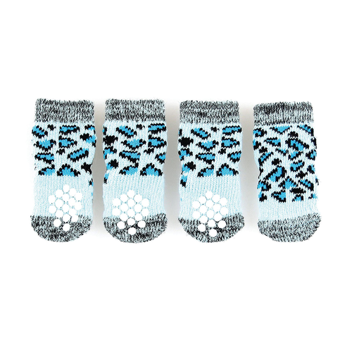 Swisspet chaussettes pour chiens avec antiglisse, Tri bleu claire - MyStetho Veterinary