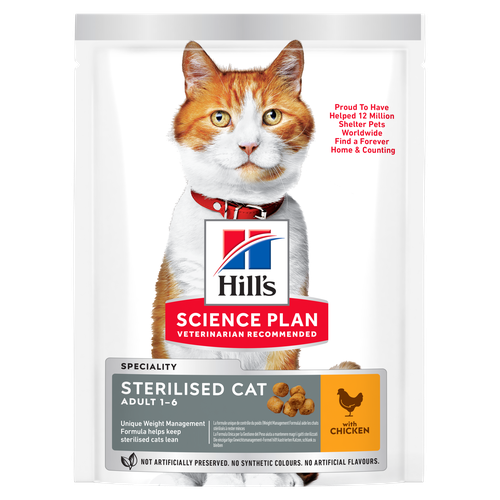 Hill's Science Plan Sterilised Cat Adult Chicken 3 kg - MyStetho Veterinary