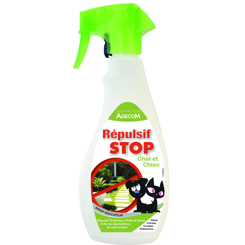 Stop spray répulsif extérieur chien / chat  500 ml - MyStetho Veterinary