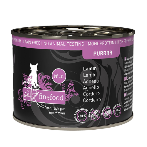 Catz Finefood Purrrr No. 111 avec agneau, 200g - MyStetho Veterinary