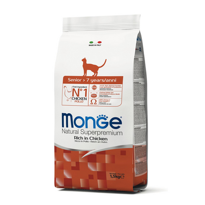 Monge chat senior poulet 1.5kg - MyStetho Veterinary