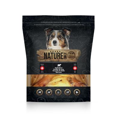 Nature Only Oreilles de veau, 170g - MyStetho Veterinary